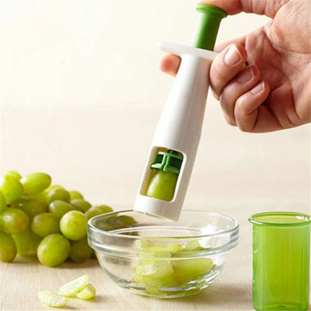 Tomato Slicer Cutter Grape Tools Cherry Fruit Salad Splitter Artifact for Toddlers Small Kitchen Accessories Cut Gadget for Baby