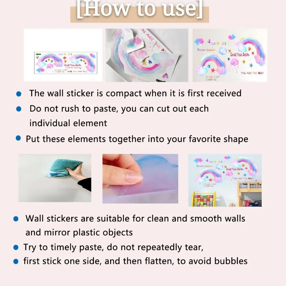 Self-adhesive Wallpaper Decoration Home Decoration Removable Kitchen Sticker Cartoon Pattern Waterproof
