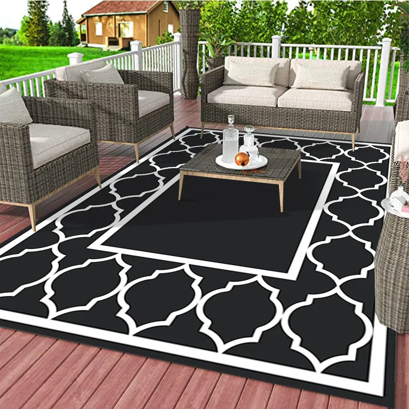 Modern Creative Black White Checkered Carpet for Bed Room Living Room Rug Home Decoration Tatami Mat Outdoor Carpets Tapis