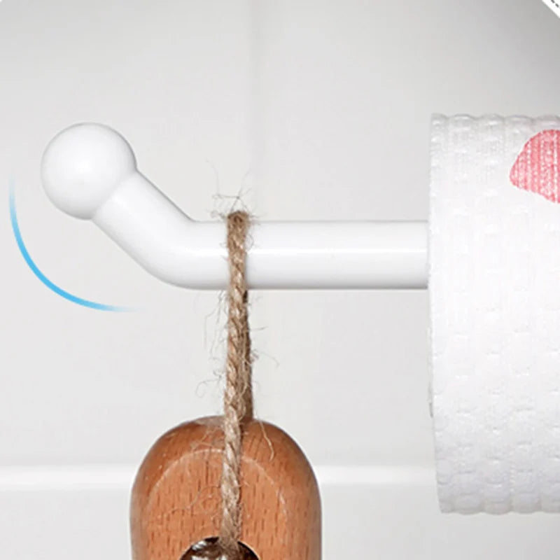 Kitchen Paper Roll Holder Towel Hanger Rack Bar Cabinet Rag Hanging Holder Shelf Toilet Paper Towel Holders for Kitchen
