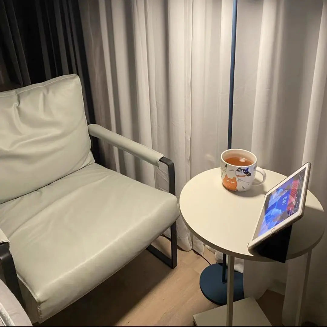 Modern Black Iron Bedside Table Living Room Tables Sofa Side Table Can Be Moved Light Luxury Balcony Coffee Tables Furniture