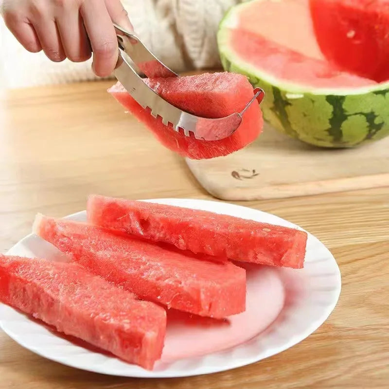 Stainless Steel Windmill Watermelon Cutter Artifact Salad Fruit Slicer Cutter Tool Watermelon Digger Kitchen Accessories Gadgets