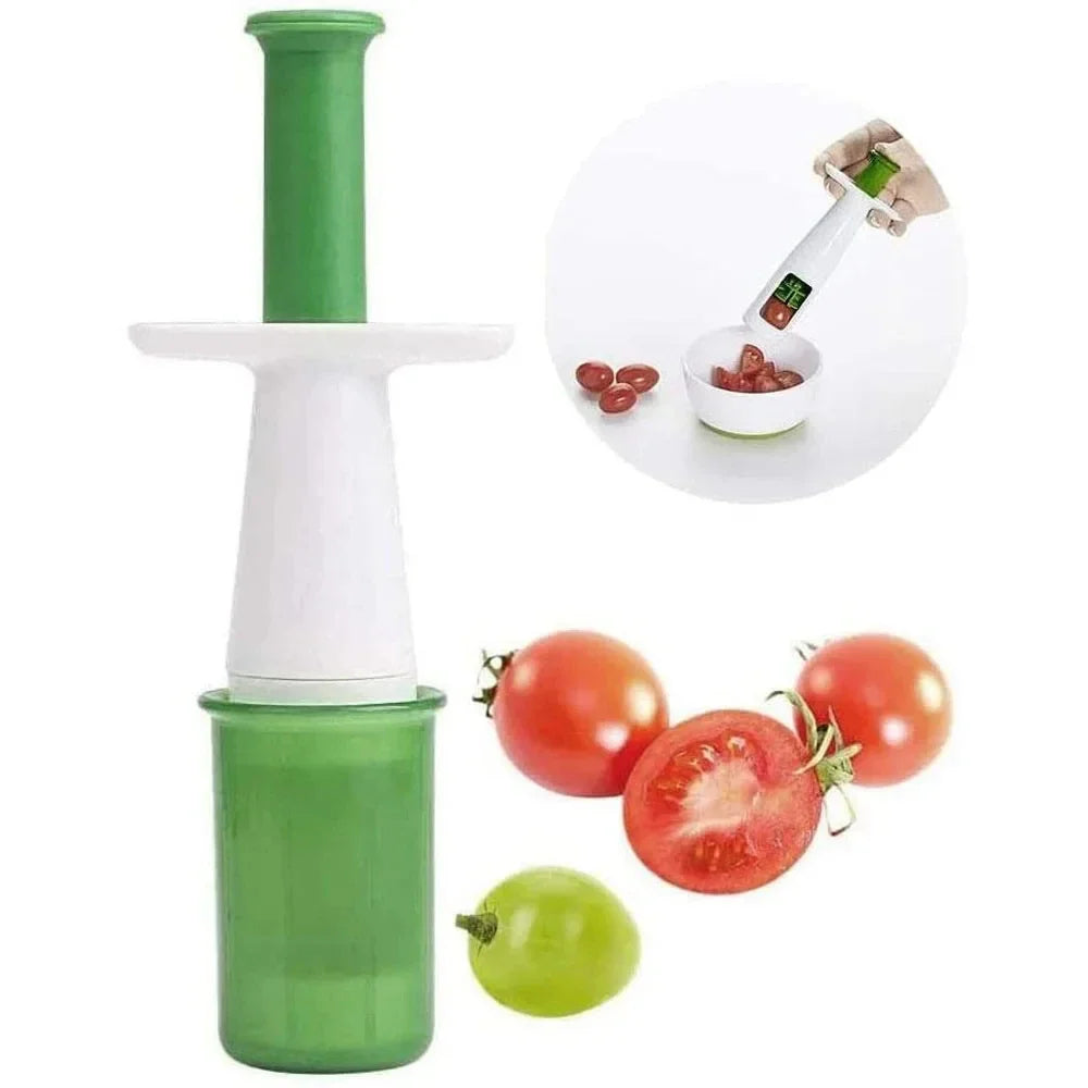 Tomato Slicer Cutter Grape Tools Cherry Fruit Salad Splitter Artifact for Toddlers Small Kitchen Accessories Cut Gadget for Baby