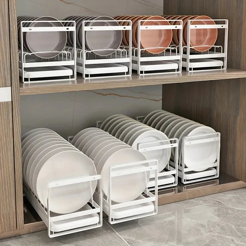 Countertop Large Capacity Dish Drying Rack, Household Single Layer Dish Storage Organizer, for Kitchen Counter, Cabinet Shelf