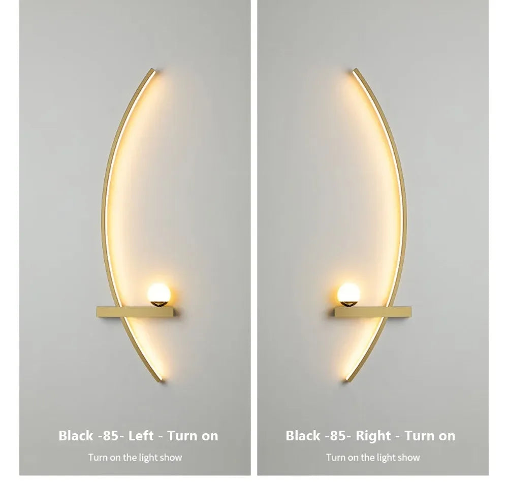 Wall Lamp LED Remote Control Home-Appliance Sconce For Living Room Bedroom Bedside Modern Indoor Decorative Lighting Luminaires