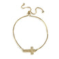 Cross Bracelet -Gold