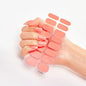 Semi Cured Gel Nail Wraps Full Cover Adhesive Manicure Decoration