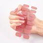 Semi Cured Gel Nail Wraps Full Cover Adhesive Manicure Decoration