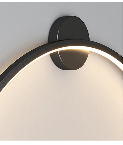 Simple Circle Background Decoration Lamps New Modern LED Wall Lights Living Room Bedroom Bedside Aisle Corridor Indoor Lighting