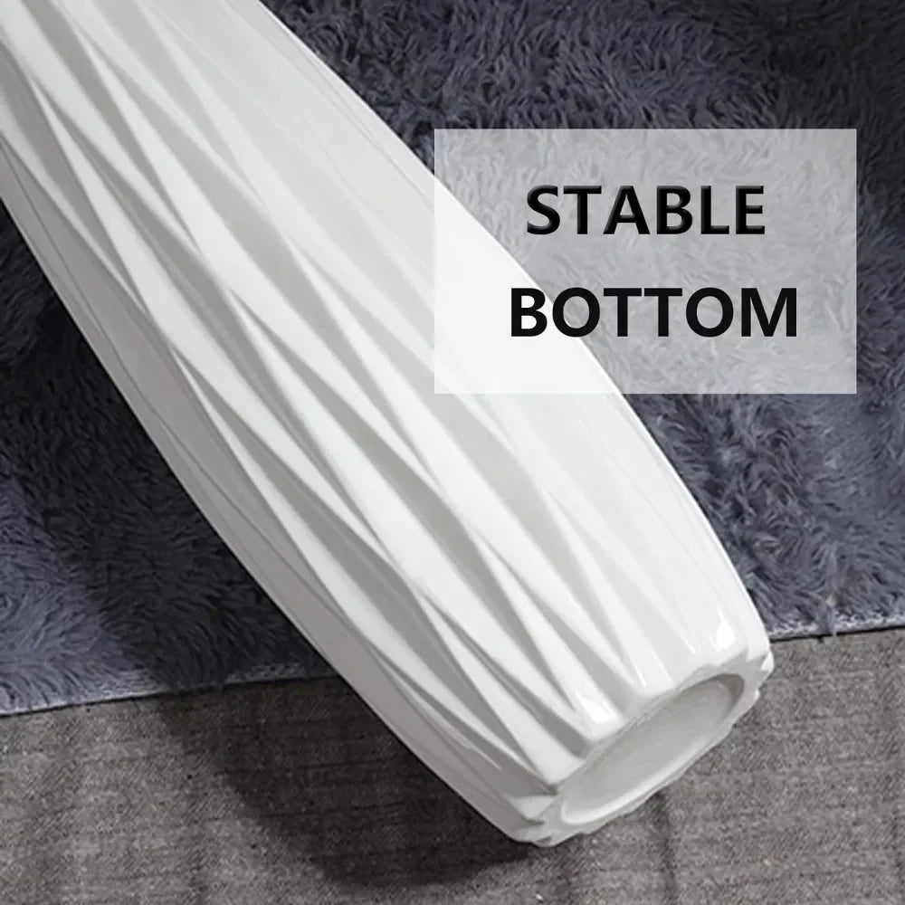 White High Rise Vase Wedding Center Decoration Bedroom Kitchen Ceramic Large Vase Free Shipping Office Living Room Home Decor