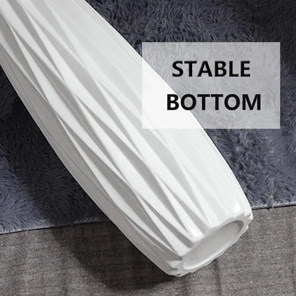 White High Rise Vase Wedding Center Decoration Bedroom Kitchen Ceramic Large Vase Free Shipping Office Living Room Home Decor