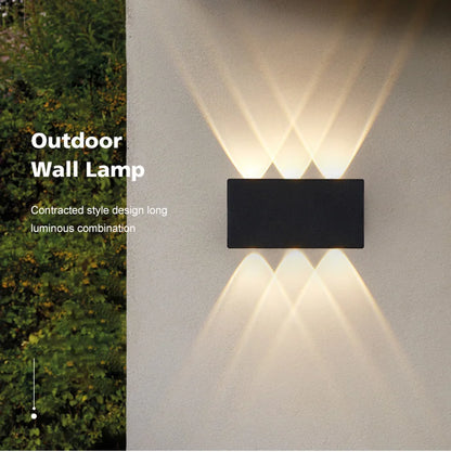 LED Wall Lamp Outdoor Waterproof IP65 Interior Wall Light 4W6W 8W 10W Garden Lights Aluminum Bedroom Living Room Stairs Lighting