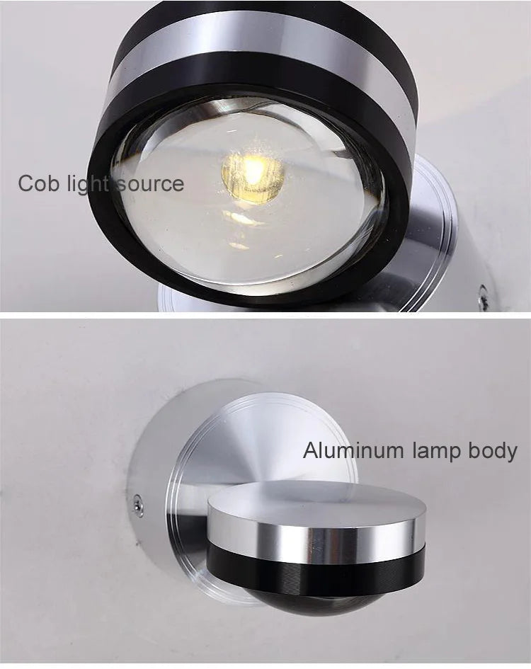 Up Down Wall Lamp LED Modern Indoor Hotel Decora Light Living Room Bedroom Bedside TV Background Aisle Wall Sconce Lighting