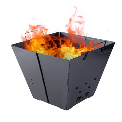 Wood Burning Fire Pits For Outside Heavy Duty Backyard Bonfire Pit Campfire Wood Burning Stove Fire Pits & Outdoor Fireplaces
