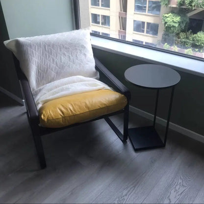 Modern Black Iron Bedside Table Living Room Tables Sofa Side Table Can Be Moved Light Luxury Balcony Coffee Tables Furniture