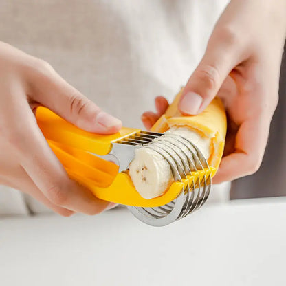 Banana Slicer Fruit Vegetable Sausage Slicer Sausage Chopper Fruit Cutter Cucumber Salad Cutter Food Processors Kitchen Cooking
