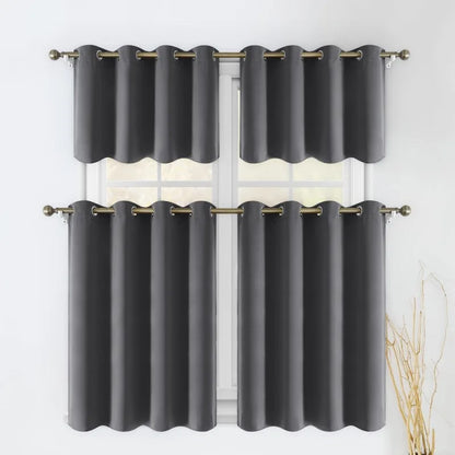 Aqua Blackout Curtains for Bedroom 52 X 84 Inch Length 2 Panels Set Room Darkening Bedroom Curtains