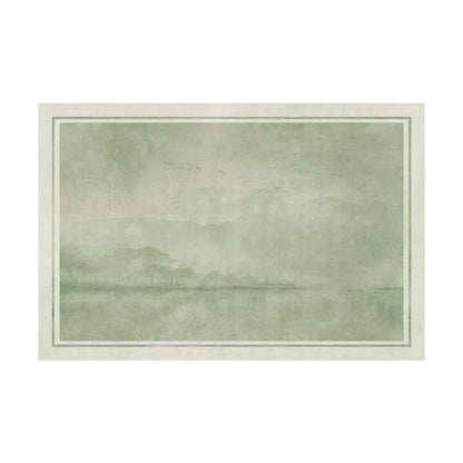 Light Luxury Ink Green Living Room Carpet Bedroom Bedside Rug Home Inn Hotel Full of Large Mat Indoor Door Decoration Non-slip