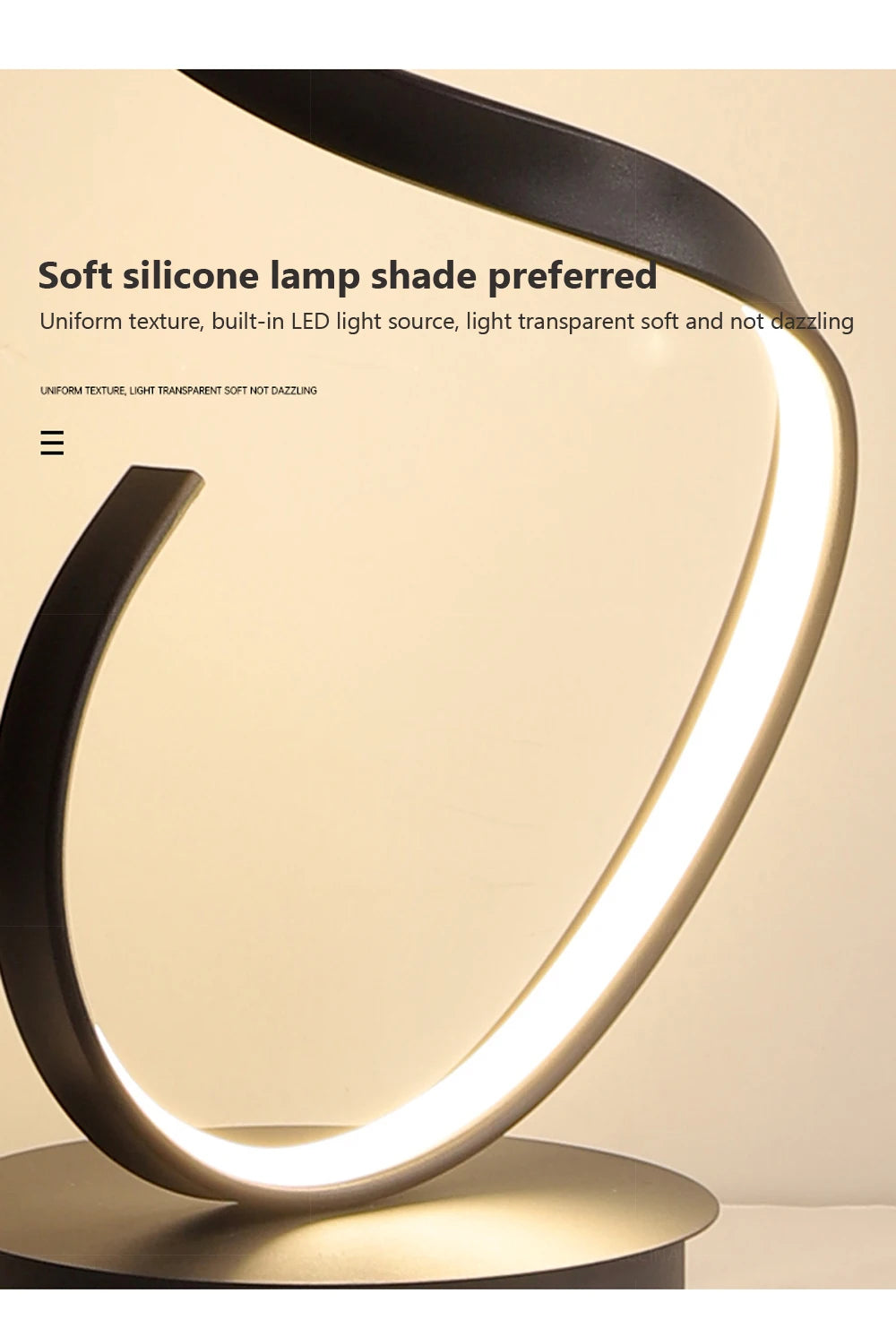 Modern LED Floor Lamp Home Decor Spiral Line Lights Bedroom Living Room Sofa Corner Black White Indoor Vertical Lighting Lustre