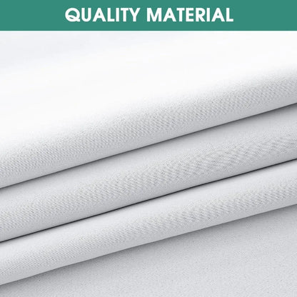 Aqua Blackout Curtains for Bedroom 52 X 84 Inch Length 2 Panels Set Room Darkening Bedroom Curtains