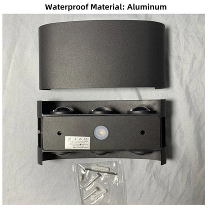 Up and Down LED Wall Lamp Waterproof IP65 Aluminium Interior Wall Light For Bedroom Living Room Corridor Indoor Outdoor Lighting