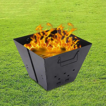 Wood Burning Fire Pits For Outside Heavy Duty Backyard Bonfire Pit Campfire Wood Burning Stove Fire Pits & Outdoor Fireplaces