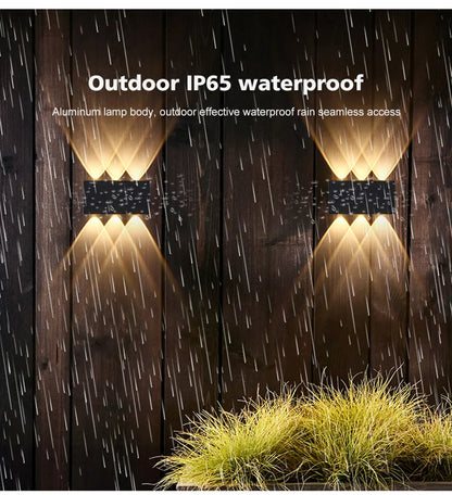 LED Wall Lamp Outdoor Waterproof IP65 Interior Wall Light 4W6W 8W 10W Garden Lights Aluminum Bedroom Living Room Stairs Lighting