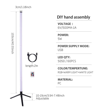 RGB LED Floor Lamp Indoor Home Decoration Modern Corner RGB Floor Lamp Living Rome Art Decor Atmospheric Standing Stand Lighting