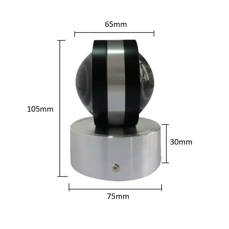 Up Down Wall Lamp LED Modern Indoor Hotel Decora Light Living Room Bedroom Bedside TV Background Aisle Wall Sconce Lighting
