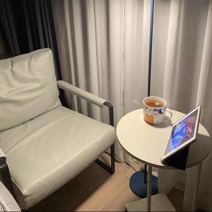 Modern Black Iron Bedside Table Living Room Tables Sofa Side Table Can Be Moved Light Luxury Balcony Coffee Tables Furniture
