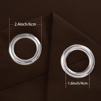 Aqua Blackout Curtains for Bedroom 52 X 84 Inch Length 2 Panels Set Room Darkening Bedroom Curtains