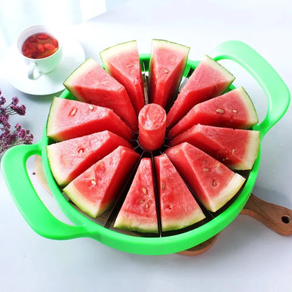 Manual Watermelon Slicers Cutter Stainless Steel Creative Labor-Saving Fruit Slicing Tool Large Fruit Dividers Kitchen Gadgets