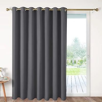 Aqua Blackout Curtains for Bedroom 52 X 84 Inch Length 2 Panels Set Room Darkening Bedroom Curtains