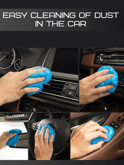 Car Cleaning Gel Air Vent Dashboard Laptop Keyboard Magic Car Wash Interior Dust Dirt Mud Gap Reusable Cleaning Slime Wash Tool