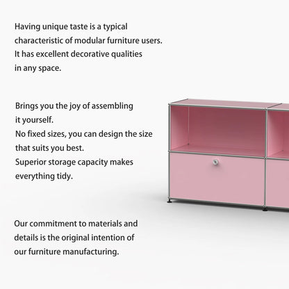Storage Cabinet Metal Module, Coffee table, Modular Furniture, Stainless Steel Metal Board for Decoration in Living Room
