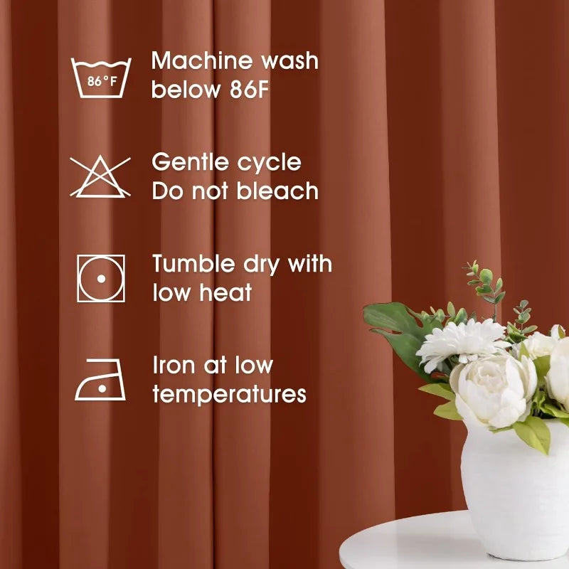 Aqua Blackout Curtains for Bedroom 52 X 84 Inch Length 2 Panels Set Room Darkening Bedroom Curtains