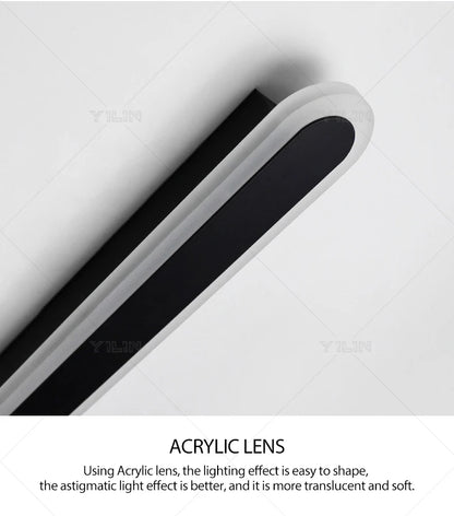 40CM Line Wall Lamp Modern LED Indoor Wall Light Nordic Long Sconce Living Room Background Corridor Beside Decorate Lighting
