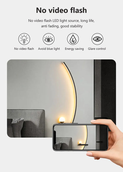 Wall Lamp LED Remote Control Home-Appliance Sconce For Living Room Bedroom Bedside Modern Indoor Decorative Lighting Luminaires