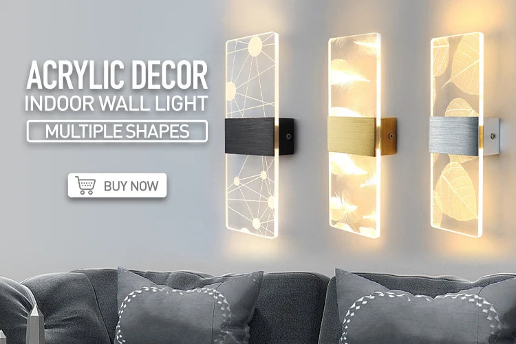 40CM Line Wall Lamp Modern LED Indoor Wall Light Nordic Long Sconce Living Room Background Corridor Beside Decorate Lighting