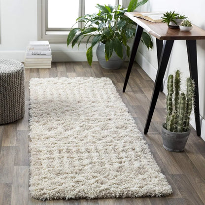 Hapsburg Moroccan Shag Area Rug, 5'3" x 7'3", Beige bedroom decor  anime rug  carpets for living rooms  decoration chambre