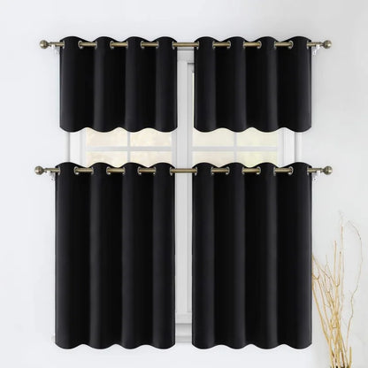 Aqua Blackout Curtains for Bedroom 52 X 84 Inch Length 2 Panels Set Room Darkening Bedroom Curtains