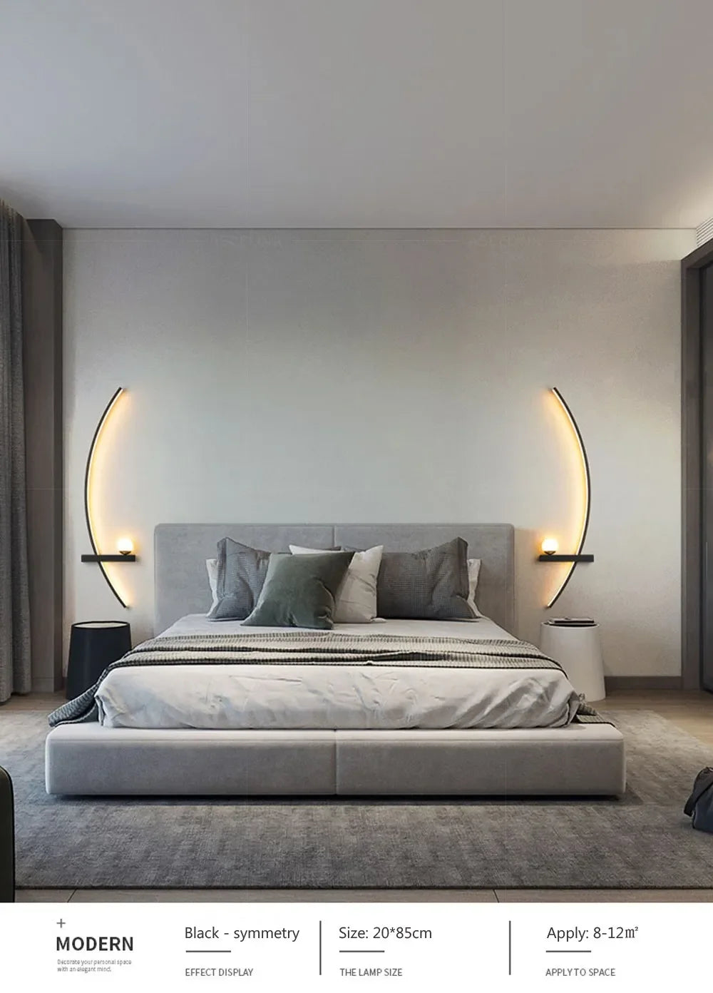 Wall Lamp LED Remote Control Home-Appliance Sconce For Living Room Bedroom Bedside Modern Indoor Decorative Lighting Luminaires