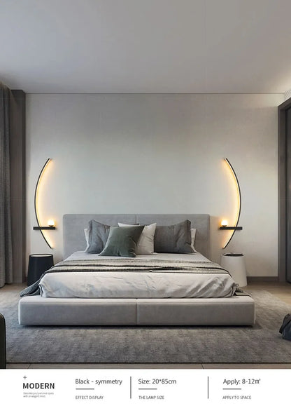 Wall Lamp LED Remote Control Home-Appliance Sconce For Living Room Bedroom Bedside Modern Indoor Decorative Lighting Luminaires