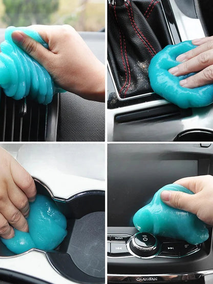 Car Cleaning Gel Air Vent Dashboard Laptop Keyboard Magic Car Wash Interior Dust Dirt Mud Gap Reusable Cleaning Slime Wash Tool