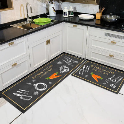 New models Kitchen Mat Entrance Doormat Living Room Home Bathroom Balcony Decor Carpet Bedroom Floor Hallway Anti-Slip Foot Rug