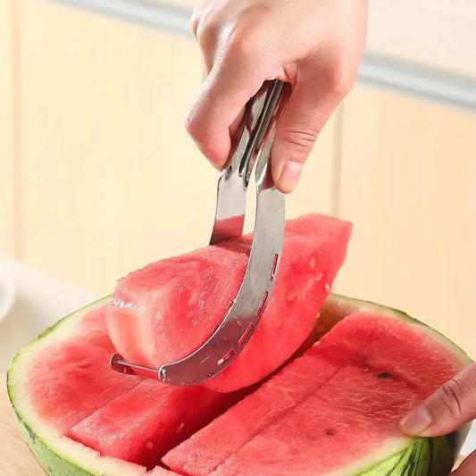 Stainless Steel Windmill Watermelon Cutter Artifact Salad Fruit Slicer Cutter Tool Watermelon Digger Kitchen Accessories Gadgets