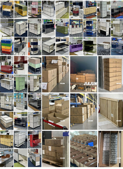 Storage Cabinet Metal Module, Coffee table, Modular Furniture, Stainless Steel Metal Board for Decoration in Living Room
