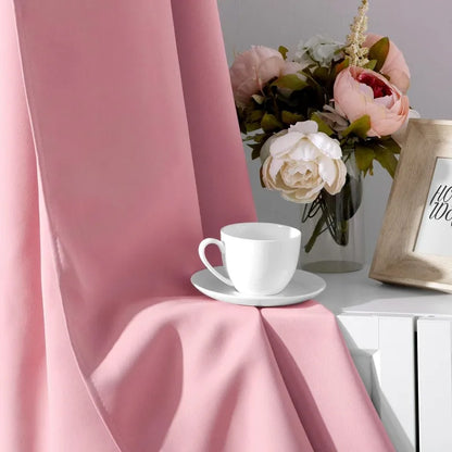 Aqua Blackout Curtains for Bedroom 52 X 84 Inch Length 2 Panels Set Room Darkening Bedroom Curtains
