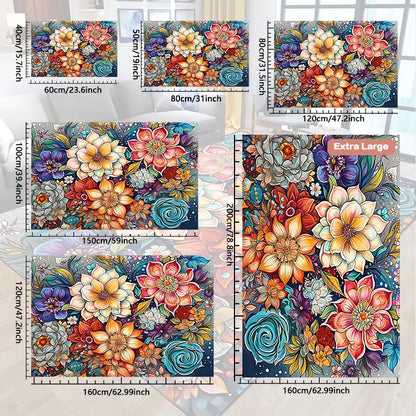 【1000g/m2 thicken】1pc Non-slip Resistant Rug, Machine Washable, Waterproof Carpet Entryway Living Room Bedroom, Outdoor Patio
