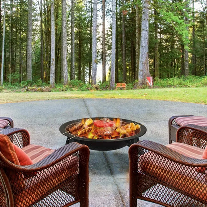 Fire Pit,Portable Folding Steel Fire Bowl Garden Treasures Fire Pit for Outside Fireplace with Carrying Bag,Fire Pits